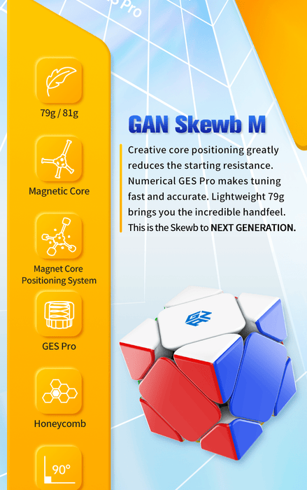 [PRE-ORDER] GAN Magnetic Skewb Enhanced - DailyPuzzles