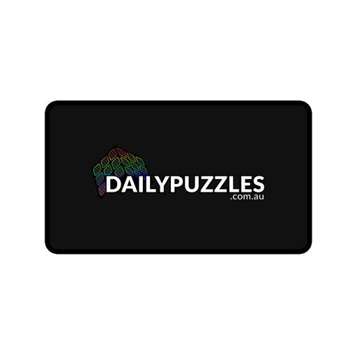 DailyPuzzles Speed Cube Mat - Carbon Fiber - DailyPuzzles